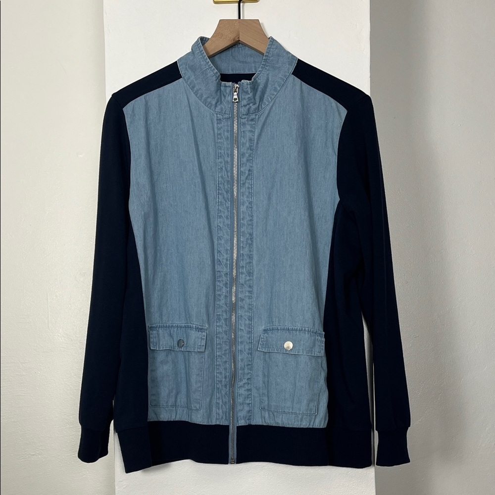 Appleseed's Light Blue and Navy Jacket